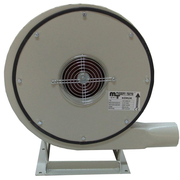 Modern Teknik 10HP Yüksek Basınçlı Körüklü Salyangoz Fan 900 mmSS 3000 m³/h