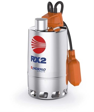 Pedrollo RXm 4/40 Flatörlü Full Paslanmaz Drenaj Dalgıç Pompalar Monofaze (220V) 10 mss 16.2 m³/h