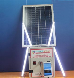 Solar Güneş Enerji Mini Paket 4 Lamba Aydınlatma Seti
